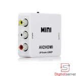 ADAPTADOR CONVERTIDOR AV2 A HDMI / RCA A HDMI / FULL HD / 1080P