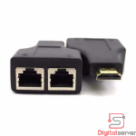 ADAPTADOR RJ45 PARA EXTENSION HDMI HASTA 30MTS 1255