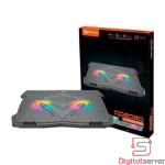 BASE DE ENFRIAMIENTO PARA LAPTOP MEETION CP2020 / 9" A 14" PULGADAS / 2 VENTILADORES RGB / 2 USB