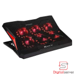 BASE DE ENFRIAMIENTO PARA LAPTOP XTRIKE ME / 17" / 6 VENTILADORES CON LUZ LED ROJA / 2 PUERTOS USB 2.0 / FN-811 / BLACK
