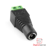 CONECTOR BORNERA / DC HEMBRA / TERMINAL DE VOLTAJE / 5.5MM X 2.1MM / TIPO TORNILLO /