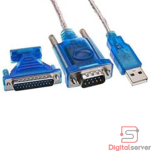 CABLE ADAPTADOR DE USB-A 2.0 A SERIAL RS232 (DB25 O DB9)
