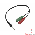 CABLE AUDIO 1 PLUG A 2 JACKS AUDIFONOS