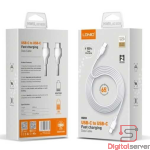 CABLE DE CARGA DE DATOS TIPO C A TIPO C LDNIO CARGA RAPIDA 65W LC122C