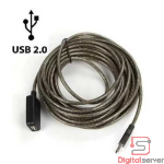 CABLE DE EXTENSIÓN ACTIVO USB 2.0 TIPO A-MACHO A A-HEMBRA CABLE LARGO (5M) AMPLIFICADO