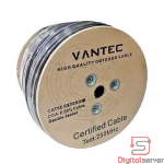 CABLE DE RED VANTEC CAT 5E EXTERIOR  / 80% COBRE / DOBLE CAPUCHA PROTECTORA / 24AWG / 305 METROS