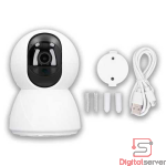 CAMARA DE SEGURIDAD MARVO HHC003W / 360 GRADOS / VISION NOCTURNA / INALAMBRICA 2.4GHZ / 2MP / H.264