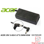CARGADOR ACER 19V 3.42A 65W PLUG 5.5X2.5MM