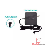 CARGADOR CUADRADO ASUS 19V 3.42A 65W PLUG 4.0X1.35MM