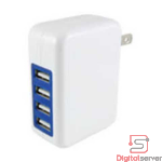 CARGADOR DE ESCRITORIO USB CONFIABLE DE ALTO RENDIMIENTO DE 15 W Y 4 PUERTOS DE 1,5 M