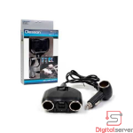 CARGADOR PARA CARRO ENCENDEDOR CON DOBLE PUERTO USB Y TRIPLE ENTRADA DE CARGADORES OLESSON