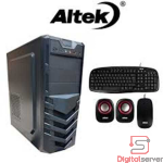 CASE COMBO ALTEK MID-TOWER 4200 NEGRO / FUENTE DE PODER 600W / TECLADO / MOUSE / PARLANTES / 1X USB 3.0
