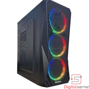 CASE GAMER NEUROTRON N3148 / 3 COOLERS RGB / SIN FUENTE