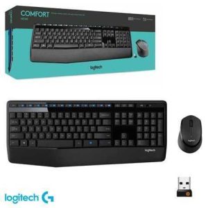 COMBO LOGITECH MK345 / TECLADO Y MOUSE INALÁMBRICOS / 2.4GHZ / 10M / NEGRO / CONFORTABLE