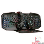 COMBO GAMER INS IMC-403 / TECLADO / MOUSE / AUDIFONOS / MOUSEPAD / RETROILUMINADO