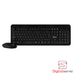COMBO TECLADO Y MOUSE INALAMBRICO RECARGABLE QUASAD QC-4583 WIRELESS / NEGRO / 2.4GHZ 