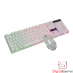 COMBO TECLADO Y MOUSE GAMIG RGB  USB 1.5M AOAS M-400