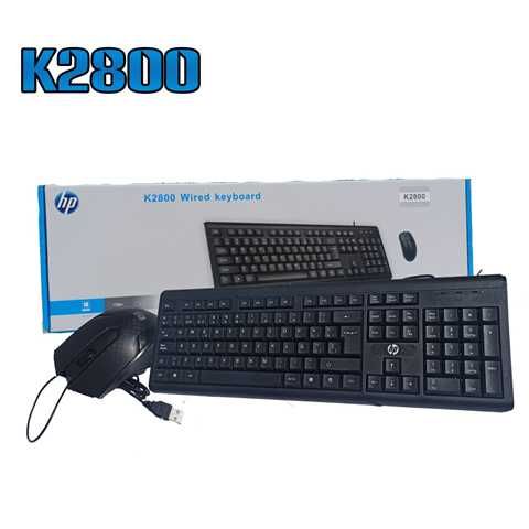 COMBO TECLADO Y MOUSE HP ALAMBRICO K2800