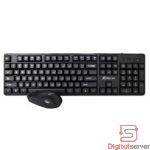 COMBO TECLADO Y MOUSE INALAMBRICO /  XTRIKE ME / MK-307 / NEGRO / 2.4GHZ / ERGONOMICO