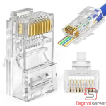 CONECTORES RJ45 CAT5, CAT6 PLASTICO