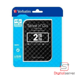 DISCO DURO PORTATIL EXTERNO VERBATIM 53195 / 2TB / PORTABLE / USB 3.0 / 5.400RPM / NEGRO