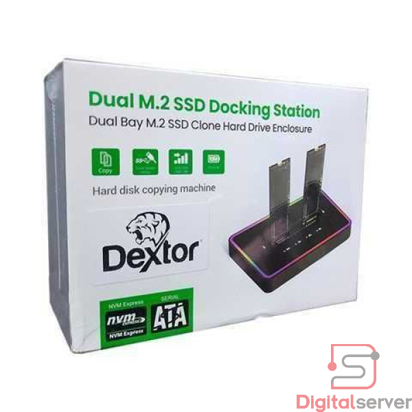 DOCKING STATION DEXTOR CLONADOR DE SSD M.2 PCIE NVME / SATA / DUAL / MODELO: BS-DB280NC - Image 2
