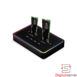 DOCKING STATION DEXTOR CLONADOR DE SSD M.2 PCIE NVME / SATA / DUAL / MODELO: BS-DB280NC