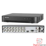 DVR HIKVISION 16 CANALES DS-7216HGHI-M1 HASTA 1080P / H.265 / SERIE 7200 / TURBO HD / 16 ANALOGICOS / 2 CAMARAS IP