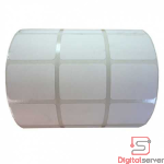 ETIQUETAS TERMOTRANSFERIBLES T-60   2.5CM ALTO X  3.4CM ANCHO   ROLLO DE 2000 UNIDADES
