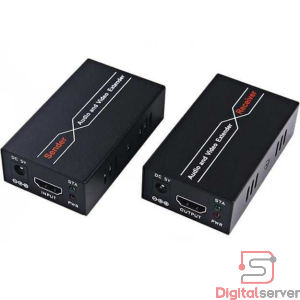 EXTENSOR ACTIVO HDMI  60 METROS CAT5/6 LAN RJ45, COMPATIBLE CON 1080P, 3D, AUDIO, VÍDEO, TRANSMISOR Y RECEPTOR