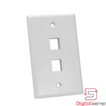 FACEPLATE 2 PUERTOS - WHITE