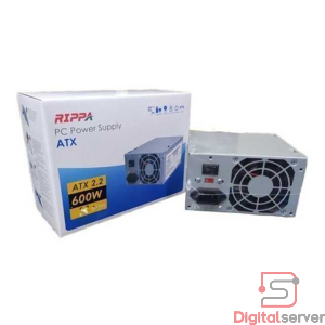 FUENTE DE PODER RIPPA / ATX 2.2 / 600W / 110V / PARA PC