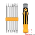 JUEGO DE PUNTAS DE DESTORNILLADOR MAGNETICO, FUERTE MULTIFUNCIONAL, HERRAMIENTA DE MANO CON AISLAMIENTO NDE PRECISION (6 PIEZAS DE 12 PUNTAS)