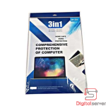 KIT PROTECTOR PARA LAPTOP 14.6 3EN1 QH-224 / PROTECTOR DE PANTALLA + PROTECTOR DE TECLADO + PROTECTOR DE TAPA O SKIN TRANSPARENTE