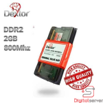 MEMORIA RAM DEXTOR 2GB DDR2 800MHZ PC2-6400 SODIMM / PARA LAPTOP