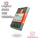 MEMORIA RAM DEXTOR 4GB DDR3 1600 MHZ PC3-12800 SODIMM / PARA LAPTOP