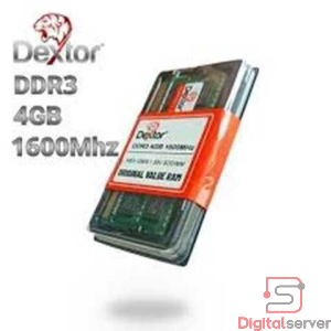 MEMORIA RAM DEXTOR 4GB DDR3 1600 MHZ PC3-12800 SODIMM / PARA LAPTOP