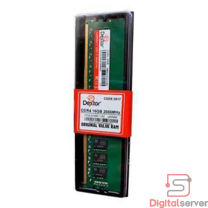 MEMORIA RAM DEXTOR DDR4 16GB 2666MHZ ( PC4-21300 1.2V )  UDIMM PARA PC