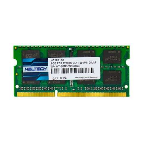 MEMORIA RAM HELTECH 8GB DDR3L 1600MHZ PC3L-12800S SODIMM / PARA LAPTOP