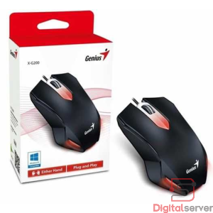 MOUSE GENIUS X-G200 1000 DPI CABLE USB 2.0