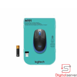 MOUSE INALAMBRICO LOGITECH M190 BLACK AND BLUE