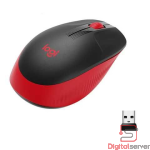 MOUSE INALAMBRICO LOGITECH M190 BLACK AND RED