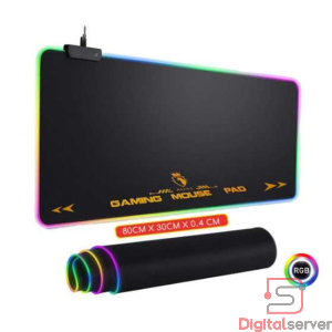MOUSEPAD ALFOMBRILLA GAMER CON LUCES RGB AOAS S4000 80X30X04