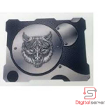 MOUSEPAD GAMER ANTIDESILIZANTE GRIS Y NEGRO 32X24 CMS