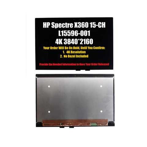 PANTALLA TACTIL PARA HP SPECTRE X360 15-CH 15T-CH 15.6" UHD 4K NV156QUM-N72 V3.0