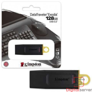PENDRIVE KINGSTON 128GB USB3.2 GEN1 EXODIA BLACK YELLOW