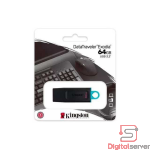 PENDRIVE KINGSTON 64GB / USB 3.2 / DATATRAVELER EXODIA M / DTX/64GB / NEGRO CON AZUL