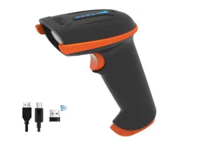 PISTOLA LECTORA DE CODIGOS DE BARRA INALAMBRICA WIRELESS / A50 / KR-H3W / 2.4G / USB / 1D