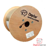ROLLO DE CABLE FIBRA OPTICA DROP TRIPLE GALVANIZADA 2KMS DEXTOR