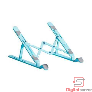 BASE SOPORTE VERTICAL PARA LAPTOP Y TABLETAS / NIVELES AJUSTABLES / ZJ-807 / SERIE CINNAMOROLL  / CELESTE